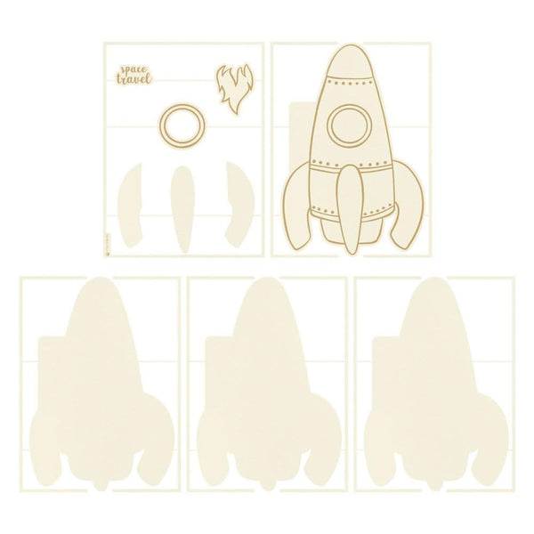 P13 Light Chipboard Album Base 6"x8" - You Can Be Anything