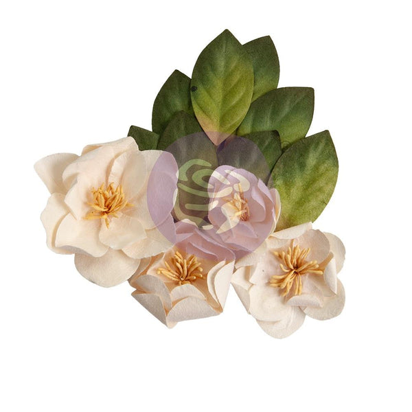 Prima Marketing Mulberry Paper Flowers - Magnolia Rouge - Peaceful Magnolia*