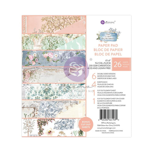 Prima Marketing Double-Sided Paper Pad 6"X6" 26 pack The Plant Department