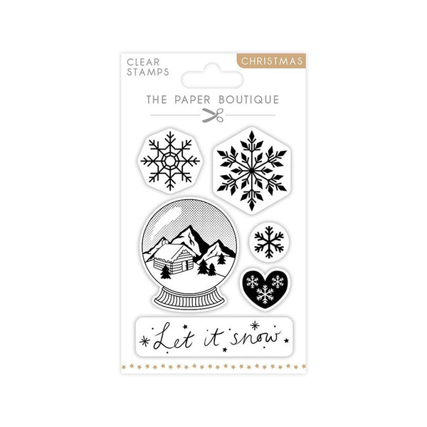 The Paper Boutique A6 Clear Stamp Set -  Let it Snow*