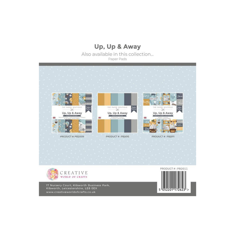 The Paper Boutique - Perfect Partners Up, Up & Away 8"x 8" Embellishments*