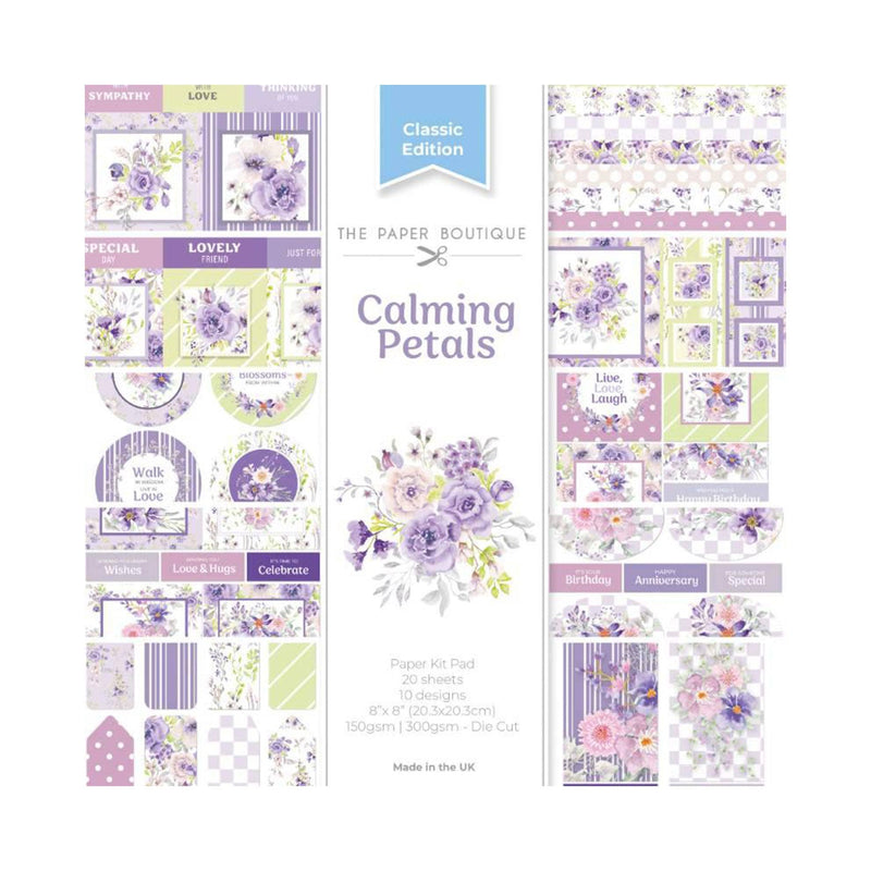 The Paper Boutique Calming Petals 8"x 8" Paper Kit*