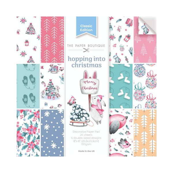 The Paper Boutique Hopping into Christmas 8"x 8" Decorative Paper Pad*