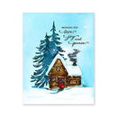 Penny Black Cling Rubber Stamp - Cozy Cabin