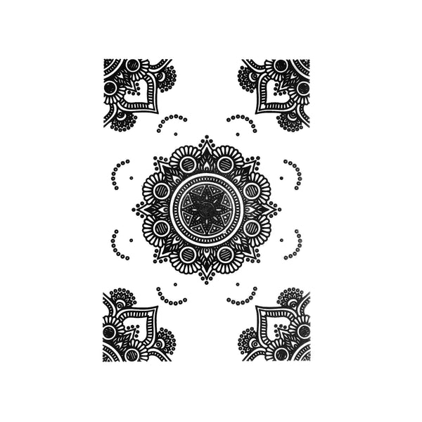 Poppy Crafts Embossing Folder #200 - 4"x6" - Mandala