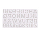 Poppy Crafts Silicone Resin Mold - Alphabet & Numbers*