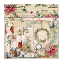 Poppy Crafts Festive Scrap Paper - Holly 8pcs*
