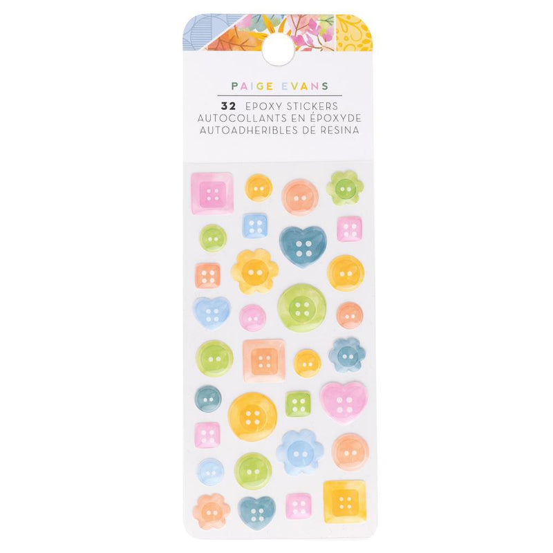 Paige Evans - Garden Shoppe Epoxy Stickers 32 pack*