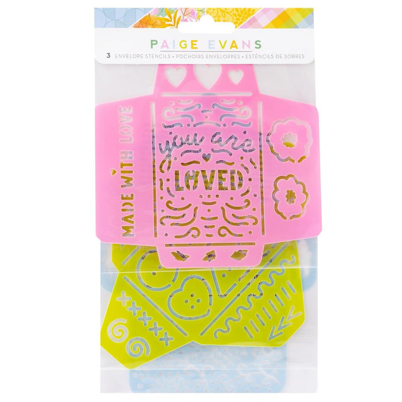 Paige Evans - Garden Shoppe Mini Envelope Stencils 3 Pack*