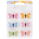 Paige Evans - Garden Shoppe Dimensional Stickers 6 Pack - Butterflies*