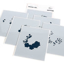 Pinkfresh Studio Stencils 4.25"X5.25" 6 pack Handpicked Flowers