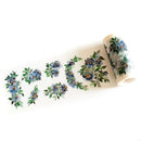 Pinkfresh Studio Foiled Washi Tape 4"x 11yd - Indigo Roses