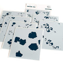 Pinkfresh Studio stencils 4.25"x5.25" (10.8cm x 13cm) 7-pack Poppy Mix Layering*