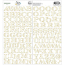 Pinkfresh Studio Cardstock Alpha Stickers 5.5"X11" Making The Best Of It*