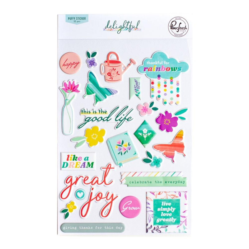 Pinkfresh Puffy Stickers - Delightful*