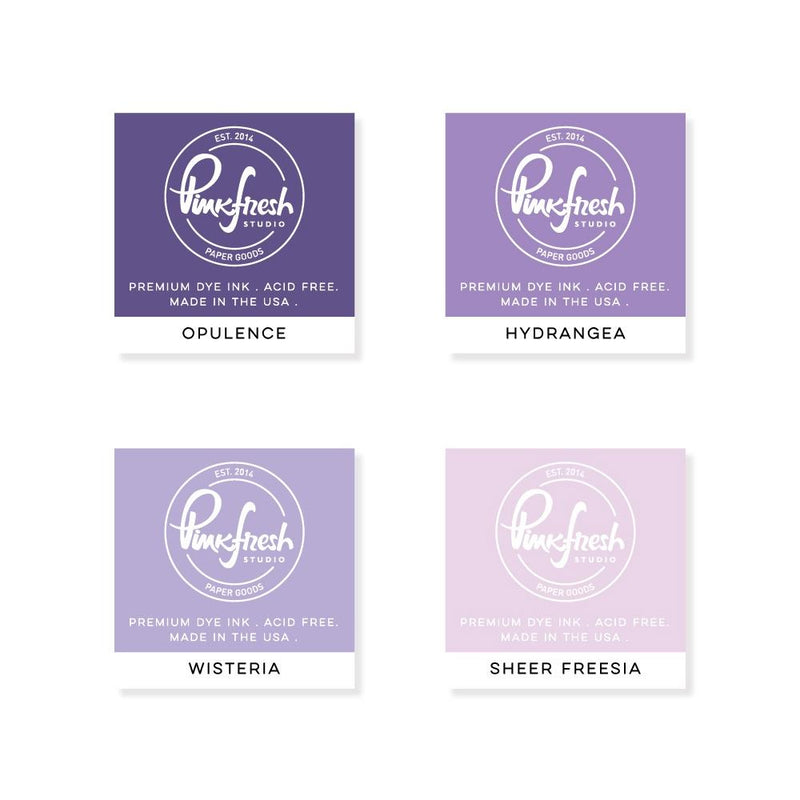 Pinkfresh Studio Premium Dye Cube Ink Pads 4 Colours - Napa Valley