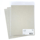 Pinkfresh Studio Essentials Glitter Cardstock 8.5"X11" 6/Pkg - Silver