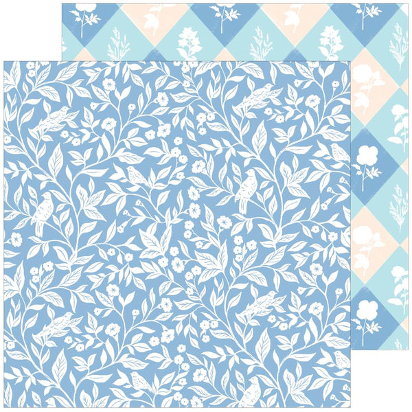 Pinkfresh Studio - Flower Market Double-Sided Cardstock 12"x 12" - Aviary*