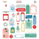 Pinkfresh Tag Ephemera Cardstock Die-Cuts - Happy Holidays*