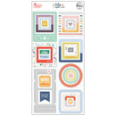 PinkFresh Studio Chipboard Frames Stickers - Life Right Now