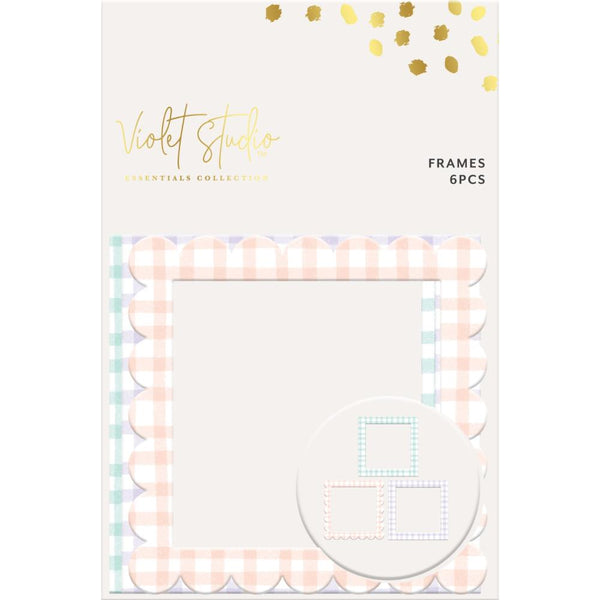 Violet Studio Printed Frames 6/Pkg Pastel Patterns*