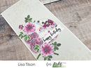 Picket Fence Studios Steel Dies - Beautiful Girl Flowers*