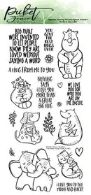 Picket Fence Studios 4"X8" Stamp Set - The Best Hugs Ever*