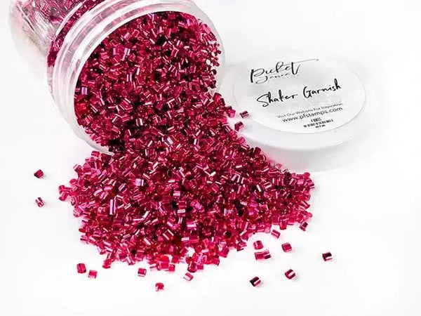 Picket Fence Shaker Garnish 4oz. (113g) - Metallic Pink*