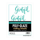 Gina K Designs Poly-Glaze Foiling Sheets 10/Pkg - Grateful*