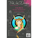 Pink Ink Designs 6"X8" Clear Stamp Set Taurus Secret Romantic*