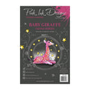 Pink Ink Designs 6"x 8" Clear Stamp Set - Baby Giraffe