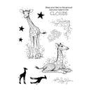 Pink Ink Designs 6"x 8" Clear Stamp Set - Baby Giraffe