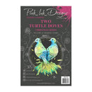 Pink Ink Designs 6"x 8" Clear Stamp Set - Christmas Series - Two Turtle Doves*