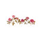 Poppy Crafts Weekend Flower Shop Stickers - 6 Pack - Pink Roses #2*