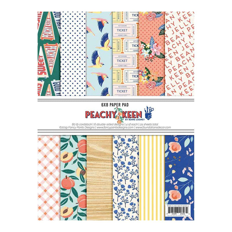 Fancy Pants Designs Paper Pad 6"x 8" Peachy Keen*