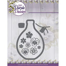 Find It Trading Precious Marieke Die - Purple Passion - Vase  with Pansies*
