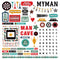 PhotoPlay You're The Man Stickers 12"X12" - Elements