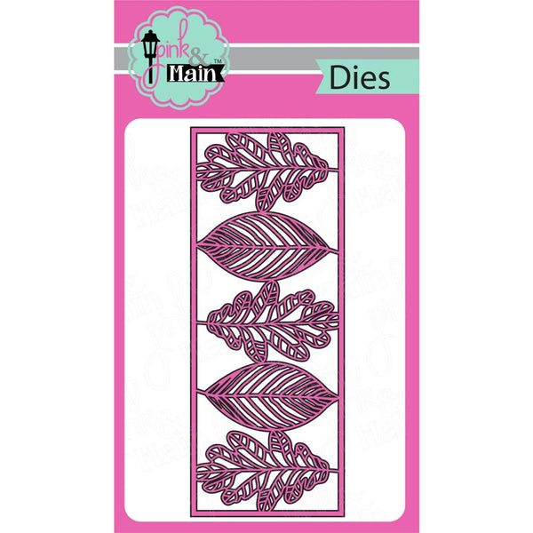 Pink & Main Dies - Leafy Slimline*