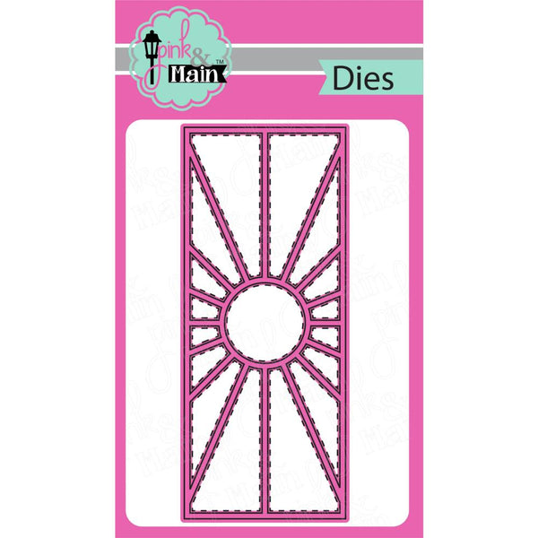 Pink & Main Dies - Sunburst Slimline*