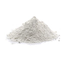 Pile of white powder on a white background