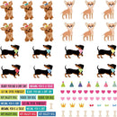 PhotoPlay Pampered Pooch Die-Cut Sheet 12"X12"