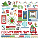 PhotoPlay Santa Paws Stickers 12"x 12" Elements - Cat