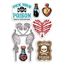 Ciao Bella Stamping Art Clear Stamps 4"X6" - Poison Love*