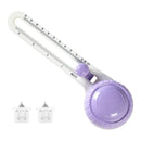 Universal Crafts Circular Paper Cutter - Purple with 2 Refill Blades