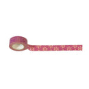 Poppy Crafts Washi Tape - Purple Snowflake*