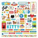 PhotoPlay Meow Stickers 12"X12" - Elements*