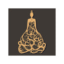Poppy Crafts Cutting Dies (9.9cm x 15.1cm) Elegant Lady 210*