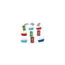 Eyelet Outlet Shape Brads 12/Pkg - Cooler/Soda*