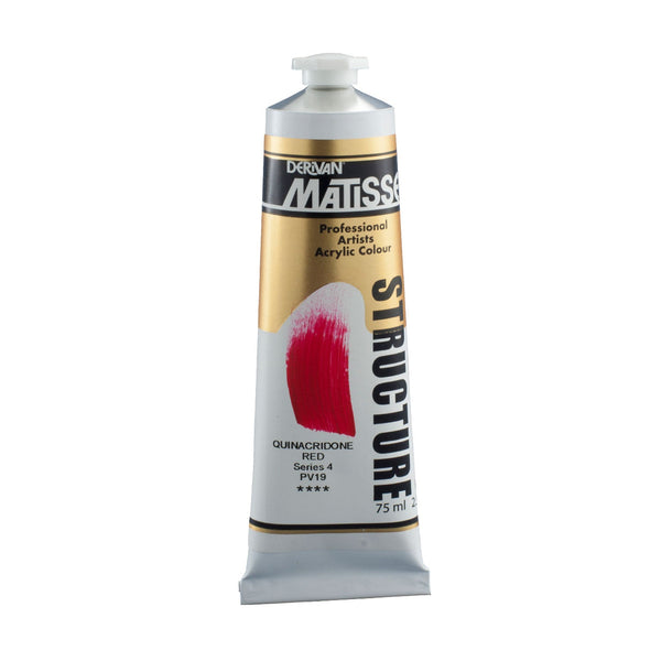 Matisse Structure Paint 75mL - Quinacridone Red