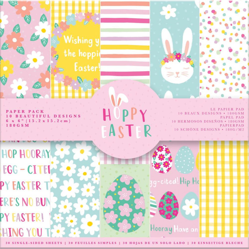 Violet Studio Paper Pack 6"X6 (15.2cm x 15.2cm)  " 30 pack  Hoppy Easter